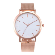 Load image into Gallery viewer, Women&#39;s Watches Rose Gold Simple Fashion Women Wrist Watch Luxury Ladies Watch Women Bracelet Reloj Mujer Clock Relogio Feminino