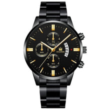 Load image into Gallery viewer, Fashion Business Watches Luxury Men&#39;S Stainless Steel Male Quartz Watch Man Wristwatch Military Sport Clock Relogio Masculino