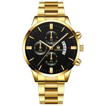 Load image into Gallery viewer, Fashion Business Watches Luxury Men&#39;S Stainless Steel Male Quartz Watch Man Wristwatch Military Sport Clock Relogio Masculino