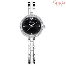 Load image into Gallery viewer, KIMIO Women&#39;s Stainless Steel Mesh Strap Dress Watches Woman Ladies Simple Bracelet Wrist Watch Clock Calendar Display With Box