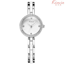 Load image into Gallery viewer, KIMIO Women&#39;s Stainless Steel Mesh Strap Dress Watches Woman Ladies Simple Bracelet Wrist Watch Clock Calendar Display With Box