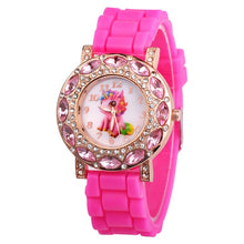 Load image into Gallery viewer, Lovely Pink Unicorn Children Wrist Watches Diamond Cartoon Leather Strap Kids Quartz Watch For Boy Clocks Relogio Masculino Saat