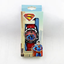 Load image into Gallery viewer, Children&#39;s Cartoon Batman Kids Watch Spiderman Ben 10 Supreman Child Watch Boys Leather Strap Quartz Watch Reloj Nino Boy Gift