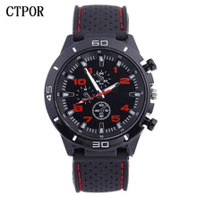 Load image into Gallery viewer, 9-18 years Old Sports Children&#39;s Watch Military Sports Car Style Man Watches Silicone Wristwatch Child Student Clock Kids Boy WA