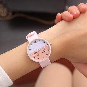 9-18 years Old Sports Children's Watch Military Sports Car Style Man Watches Silicone Wristwatch Child Student Clock Kids Boy WA